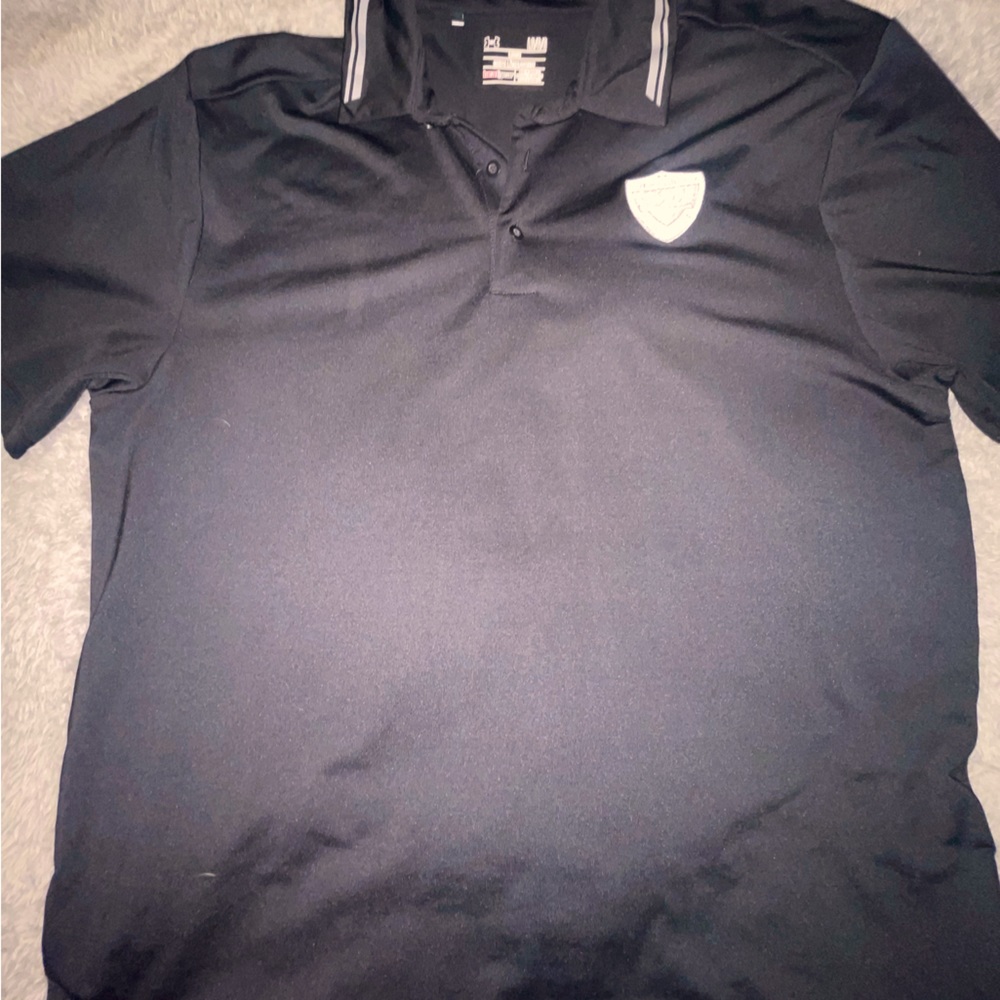 Under Armour Men's Athletic T-Shirt - Black Heat Gear Cold Black Edition - Large